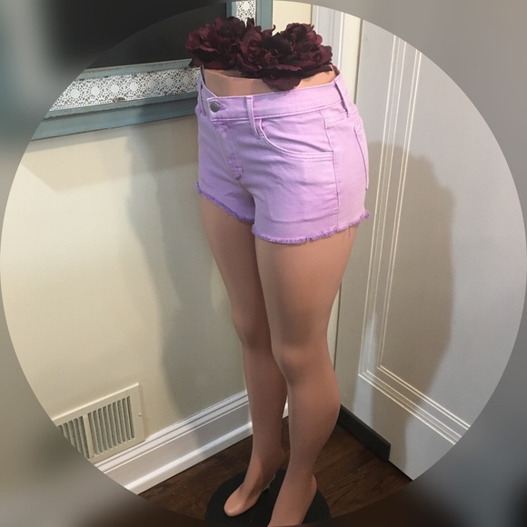 Joe’s Jeans Cut Off Shorts In Purple - NWOT - Picture 5 of 8